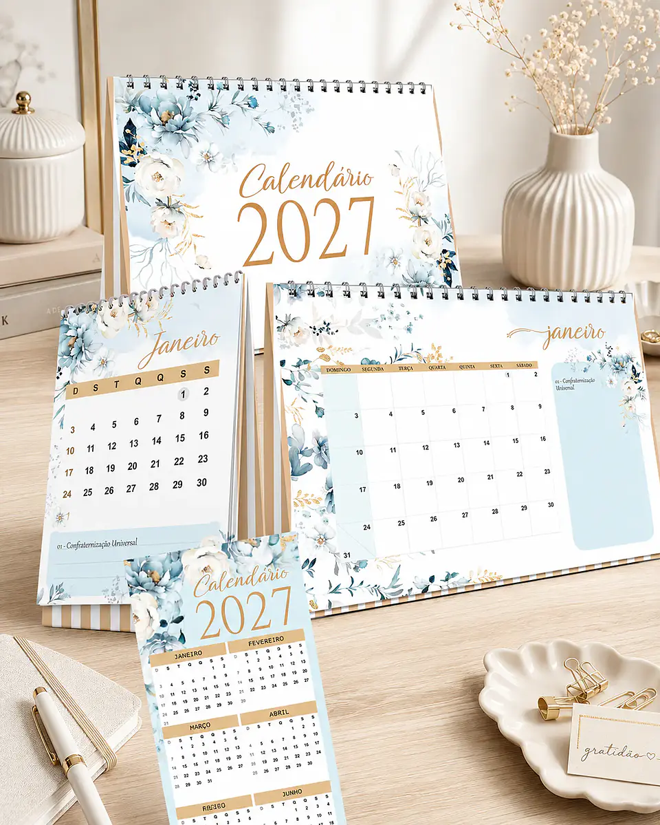 Kit Calendários 2027 1