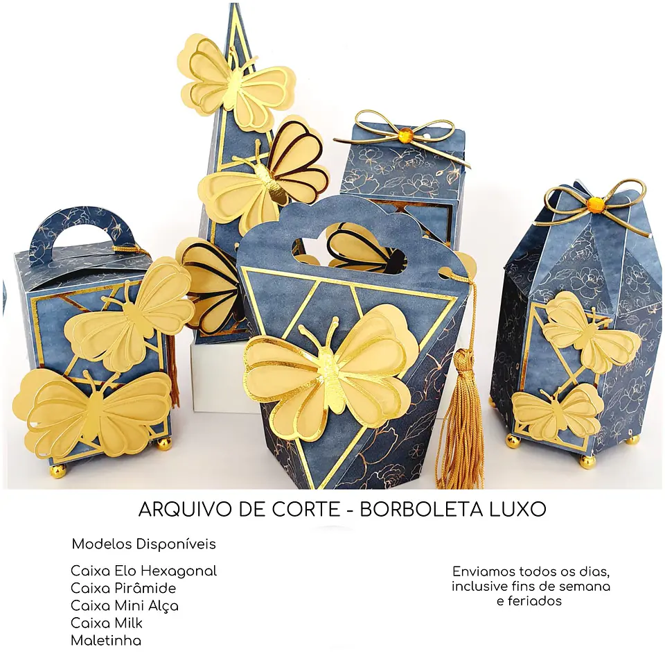 Borboleta Luxo - Festas 1