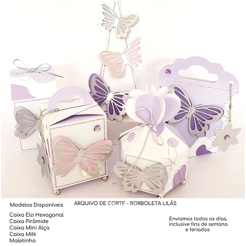 Borboleta Lilás - Festas