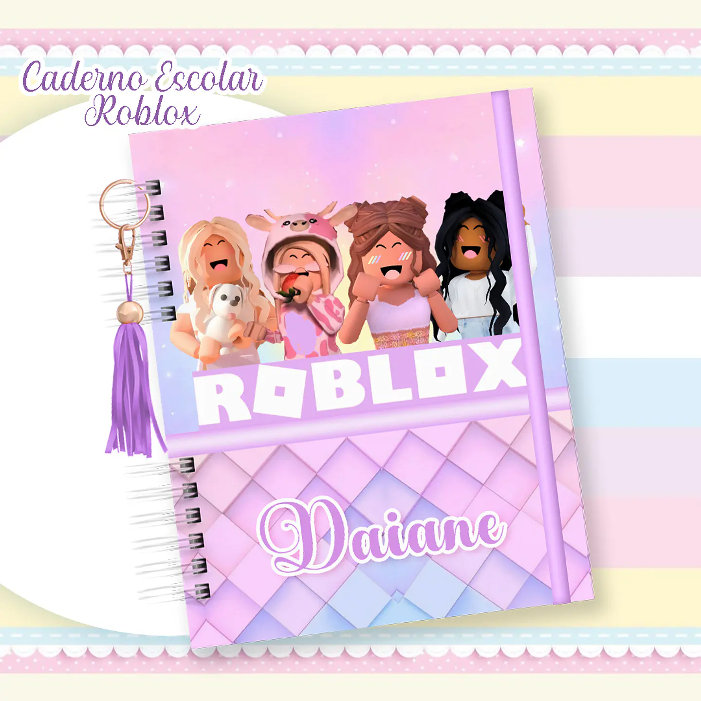Caderno Roblox Menina 2