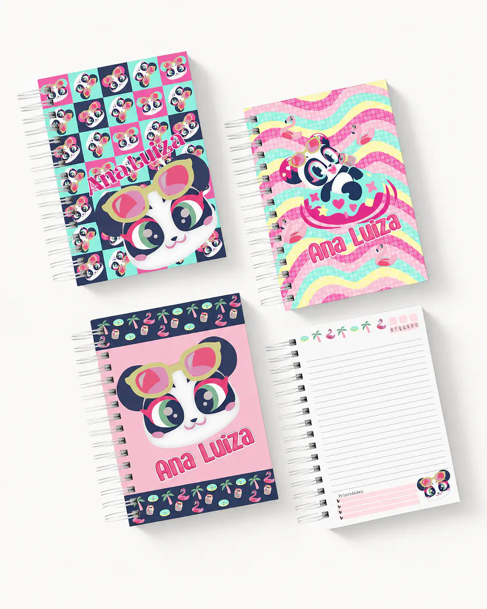 Caderno Panda Puket - Encadernação 1