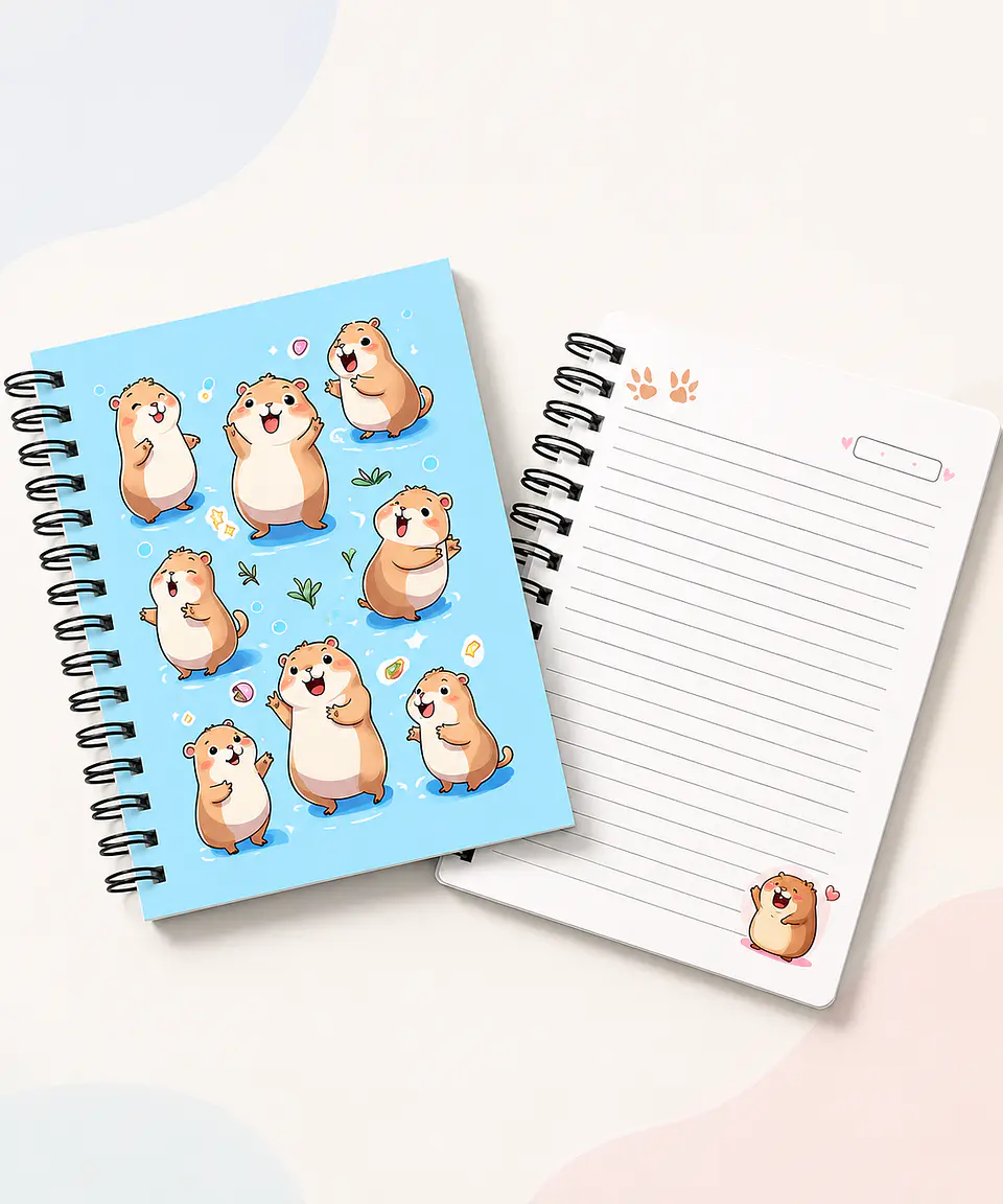 Caderno Capivara - Encadernação 1