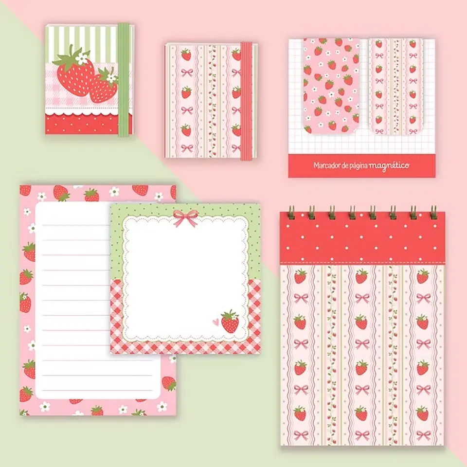 Mini Kit Moranguinhos - Encadernação 1