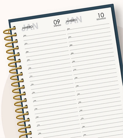 Agenda Masculina Vertical 2027 - 2DPP