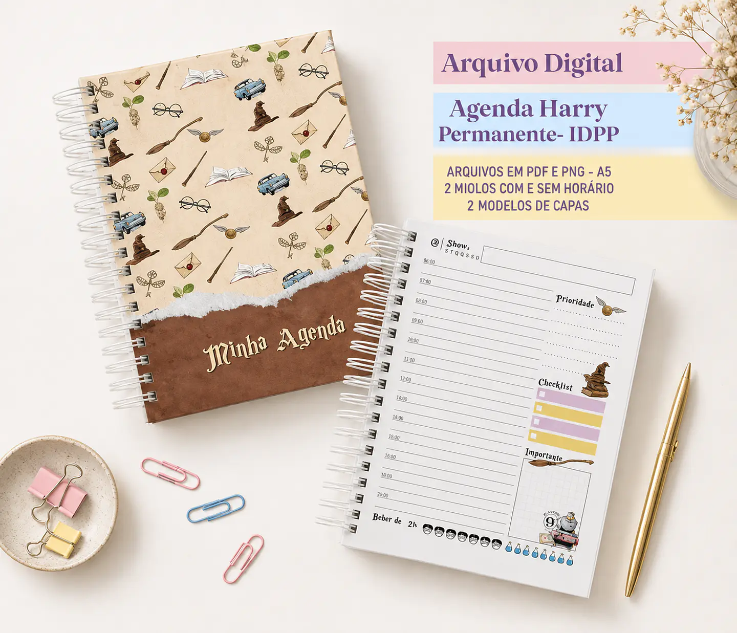 Agenda Permanente Harry Potter - 2DPP 1