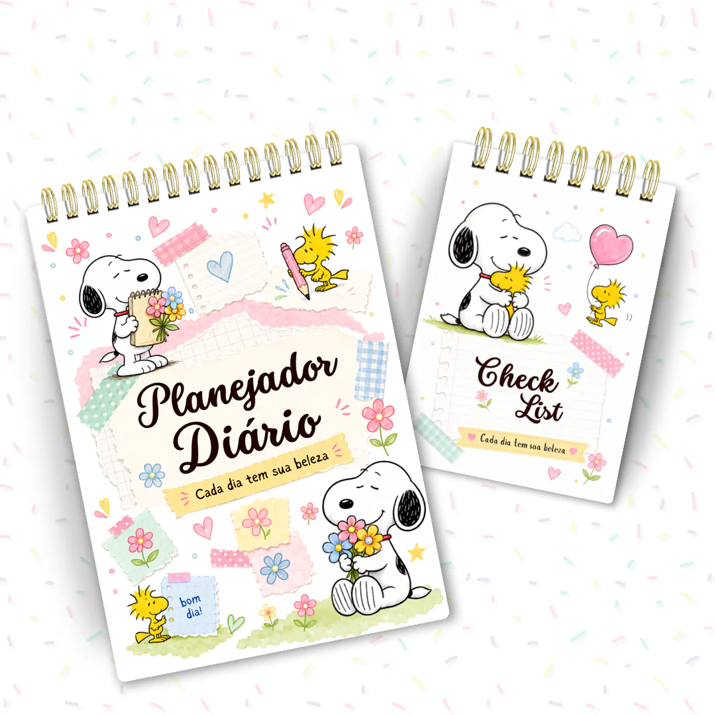 Planejador Snoopy - Encadernação 4