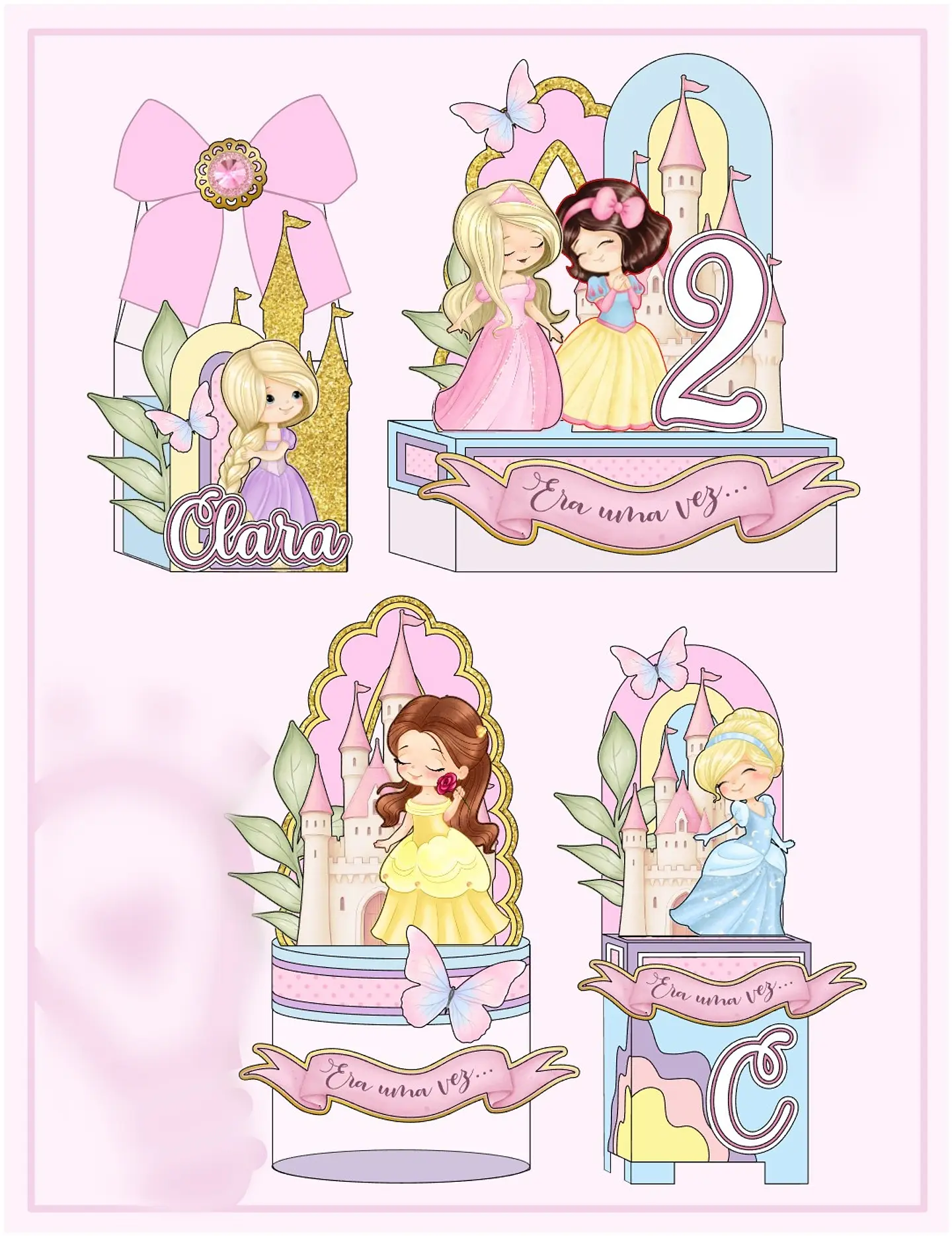 Princesas Disney Cute 2 -  Festas 1