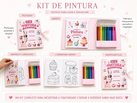 Kit de Pintura - Dia das Crianças