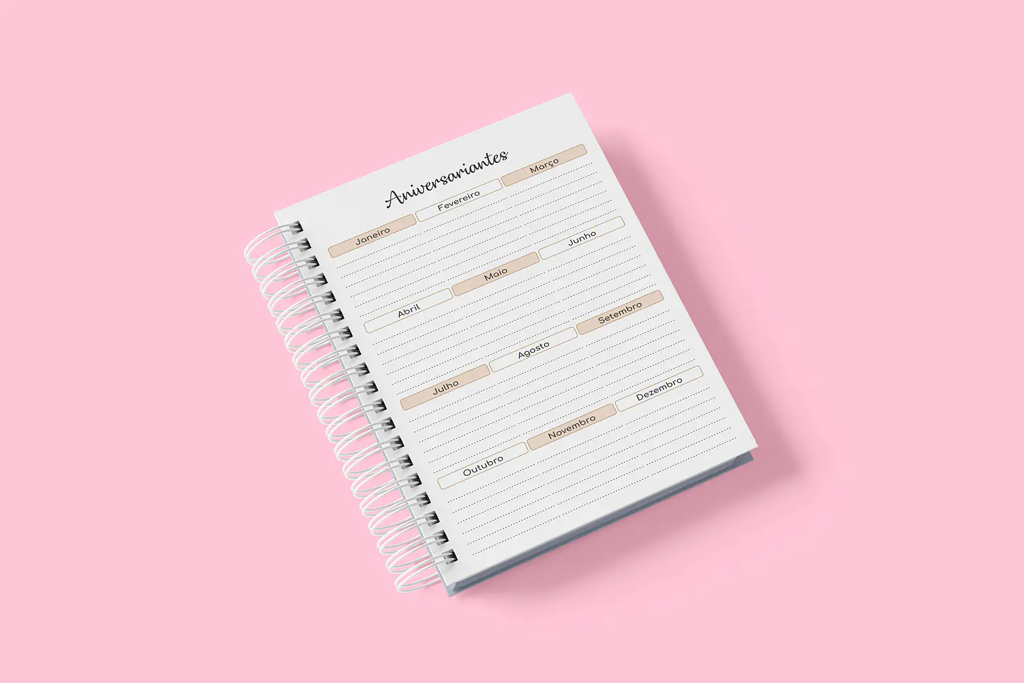Agenda Datada 2027 Caramelo - 1DPP 14