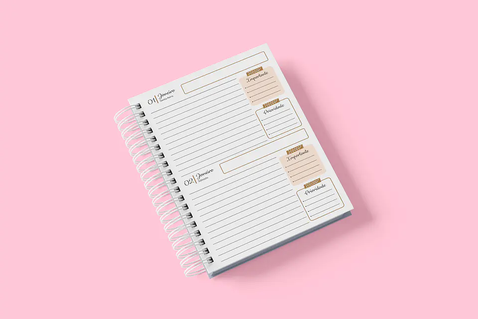 Agenda Datada 2027 Caramelo - 2DPP 7