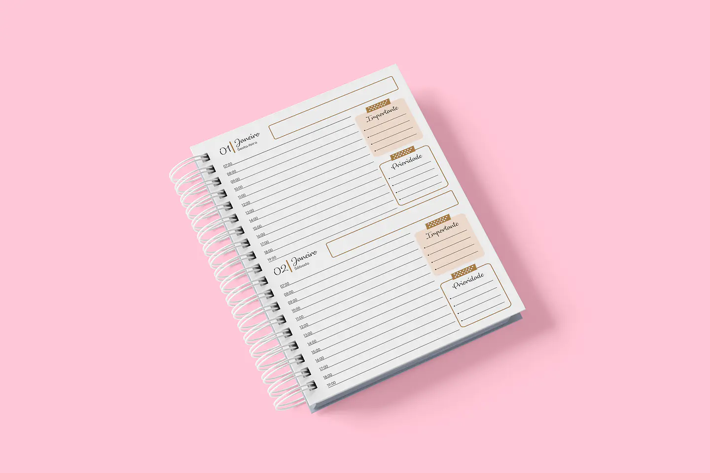 Agenda Datada 2027 Caramelo - 2DPP 8