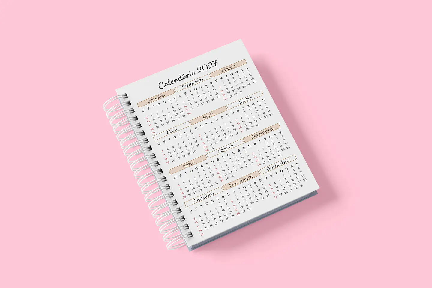 Agenda Datada 2027 Caramelo - 2DPP 14