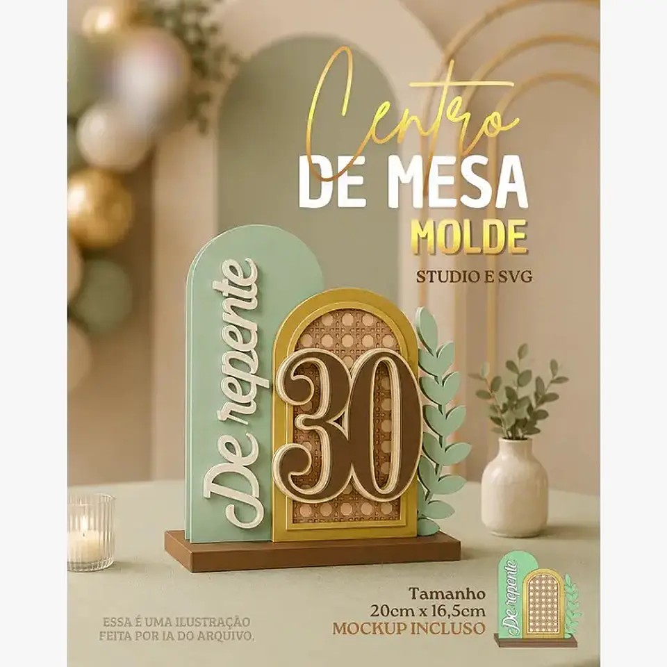 Centro de Mesa - Arquivo de Corte 1