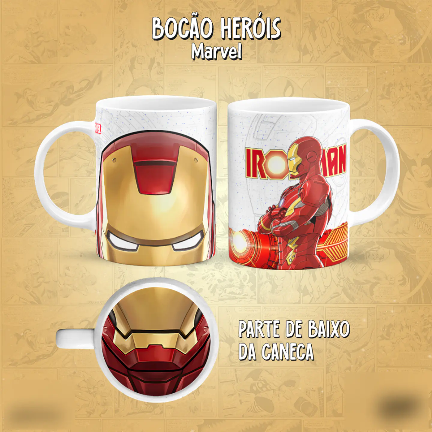 Bocão Marvel Vol. 1 - Canecas 13