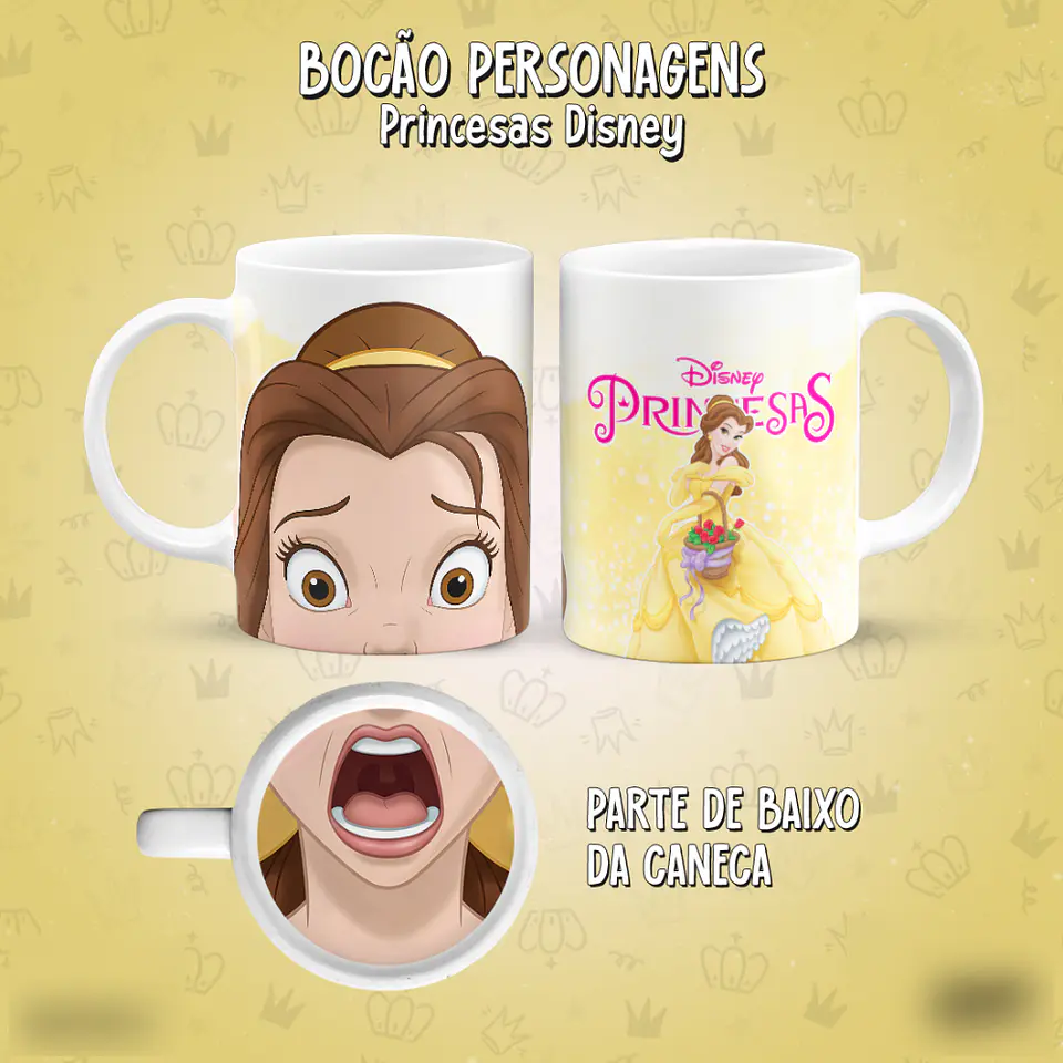 Bocão Princesas - Canecas 6