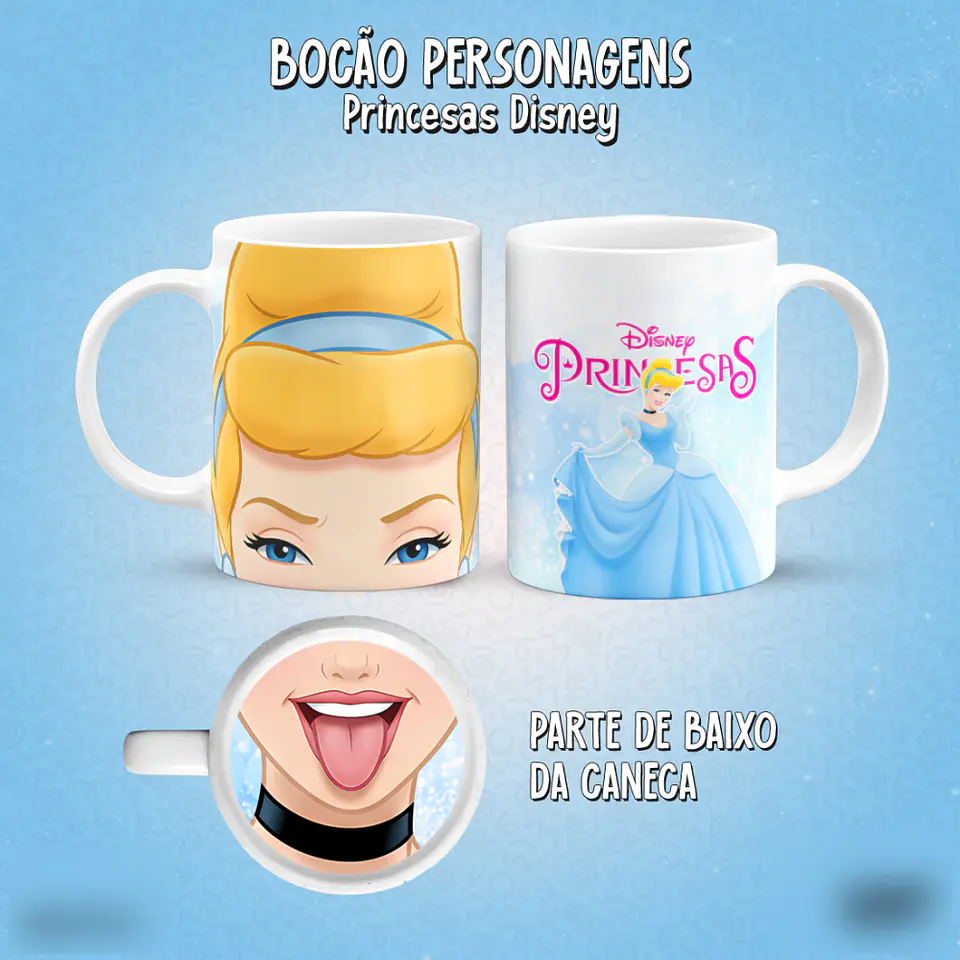 Bocão Princesas - Canecas 10