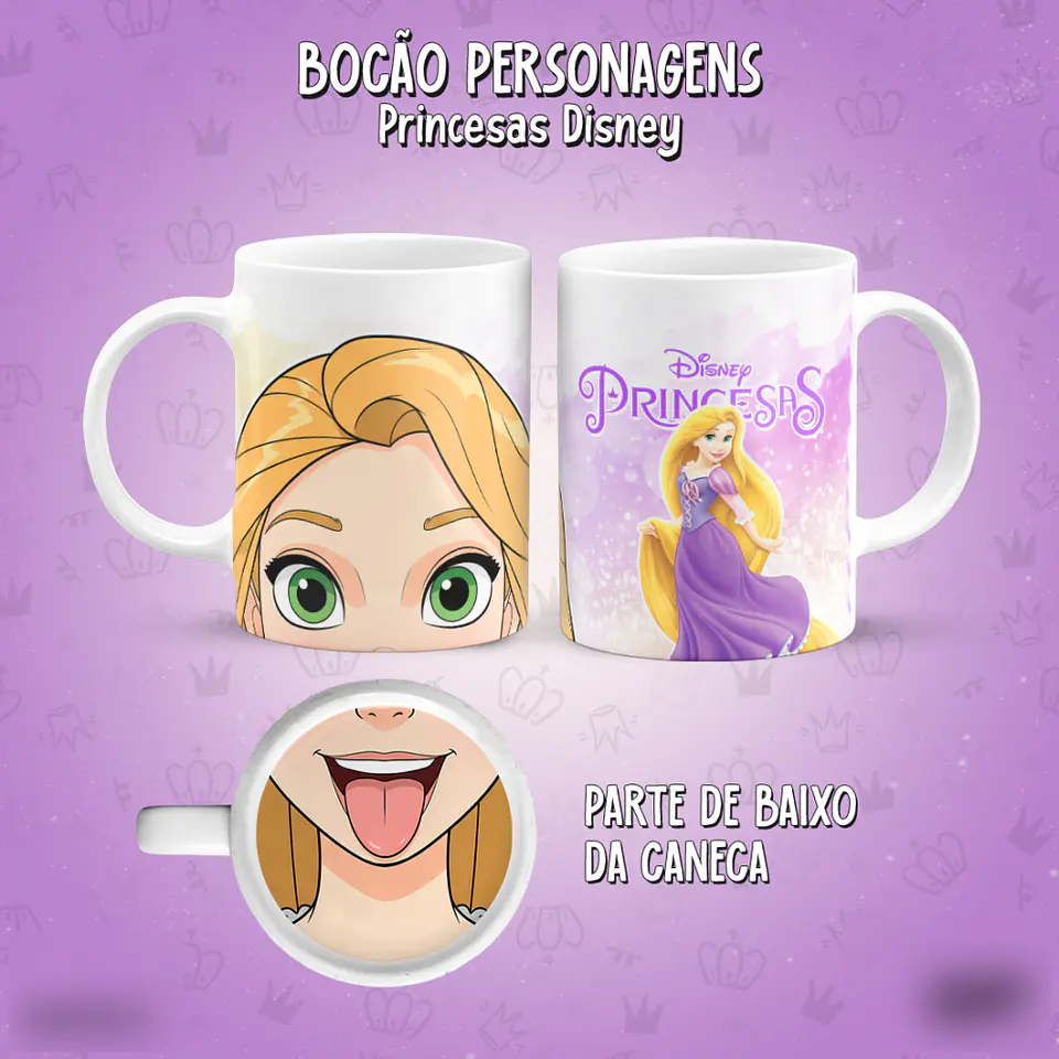 Bocão Princesas - Canecas 23