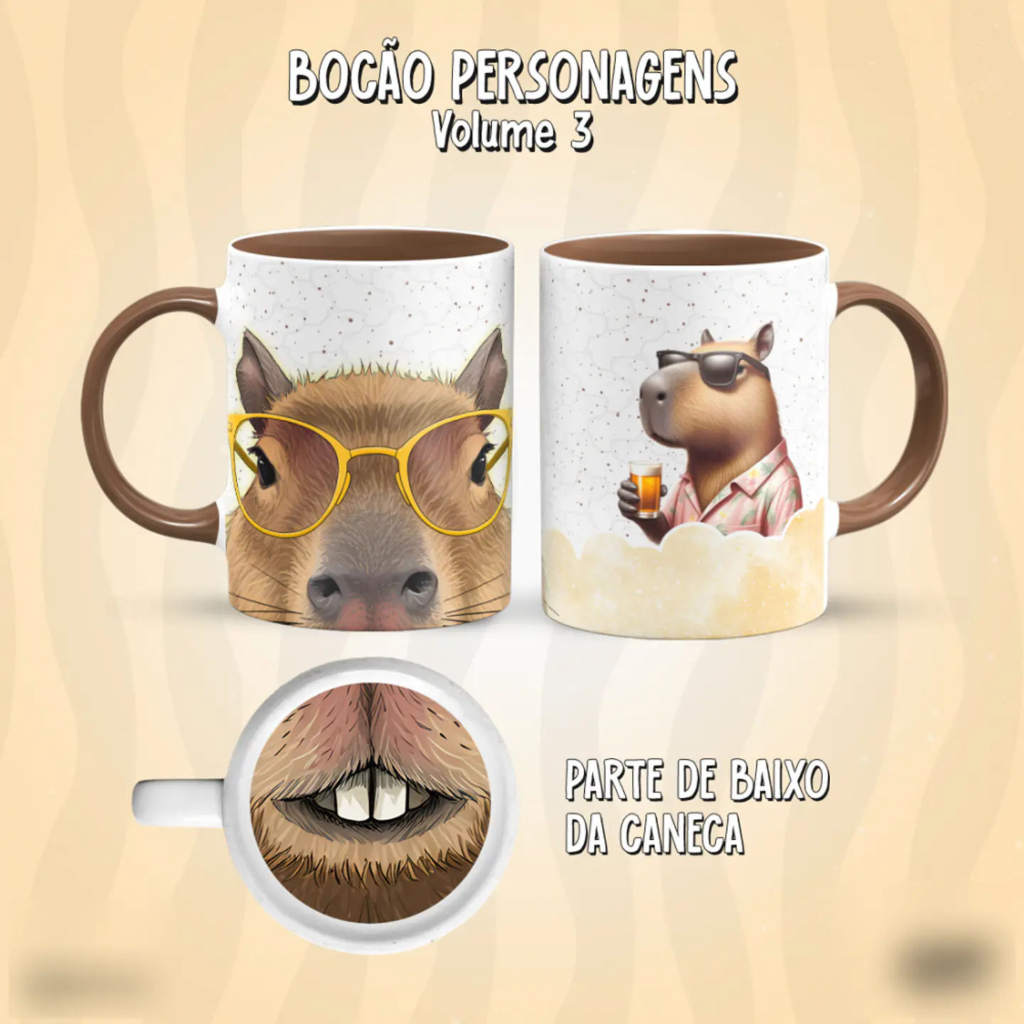 Bocão Personagens Vol. 3 - Canecas 6