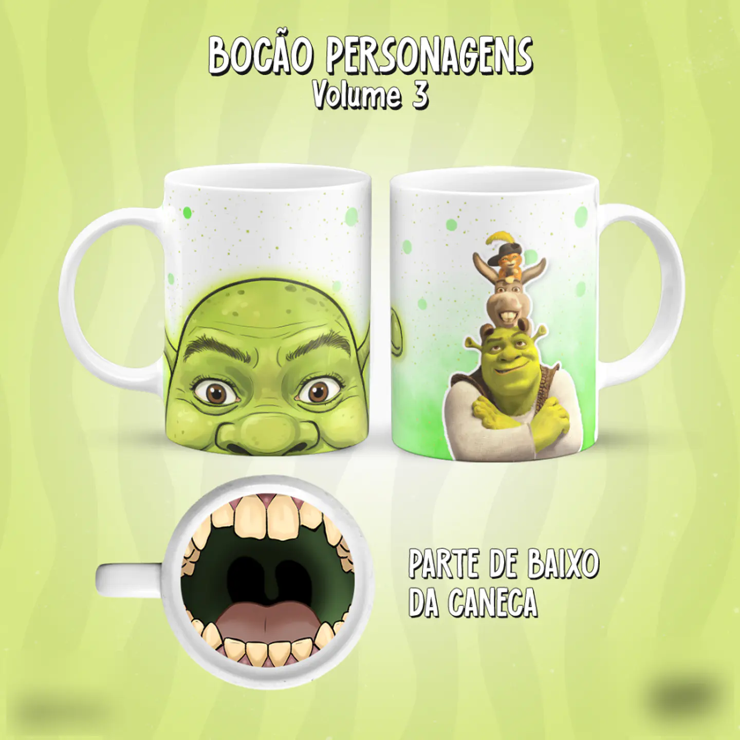 Bocão Personagens Vol. 3 - Canecas 31