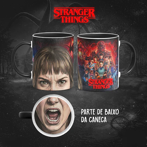 Bocão Stranger Things - Canecas