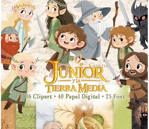 Senhor dos Anéis - Kit Digital