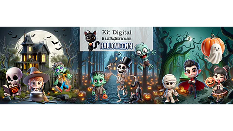 Halloween 4 - Kit Digital