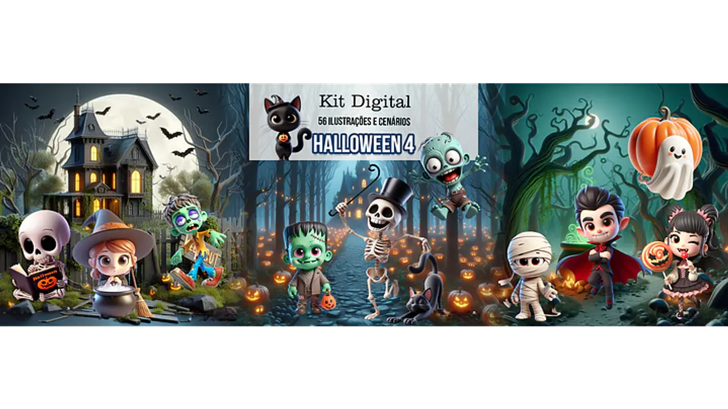 Halloween 4 - Kit Digital 1