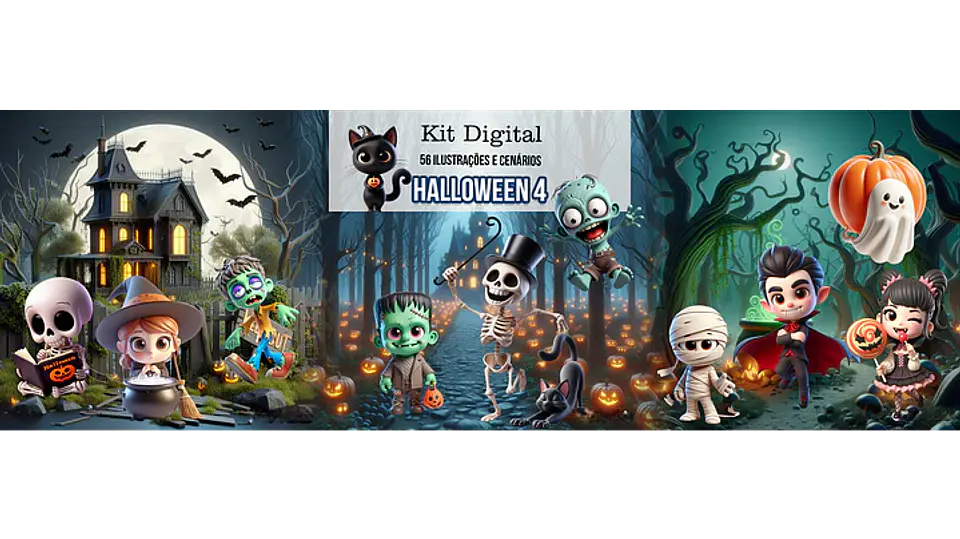 Halloween 4 - Kit Digital 1