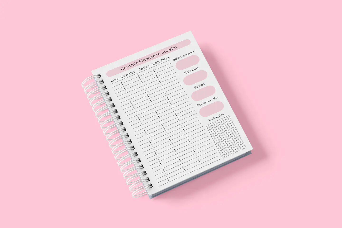 Agendamento Datado 2027 Rosa 7