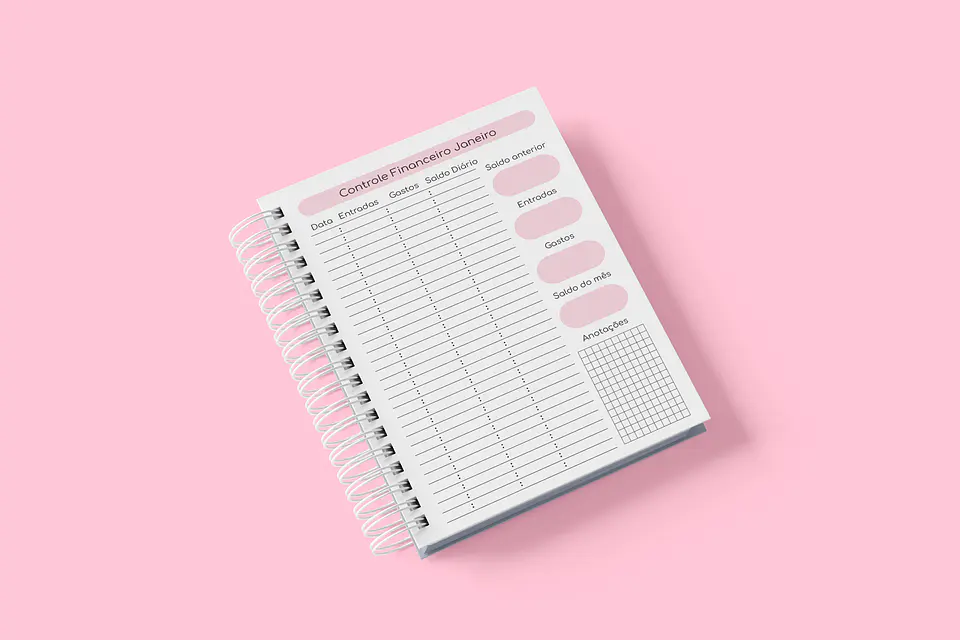 Agendamento Datado 2027 Rosa 7