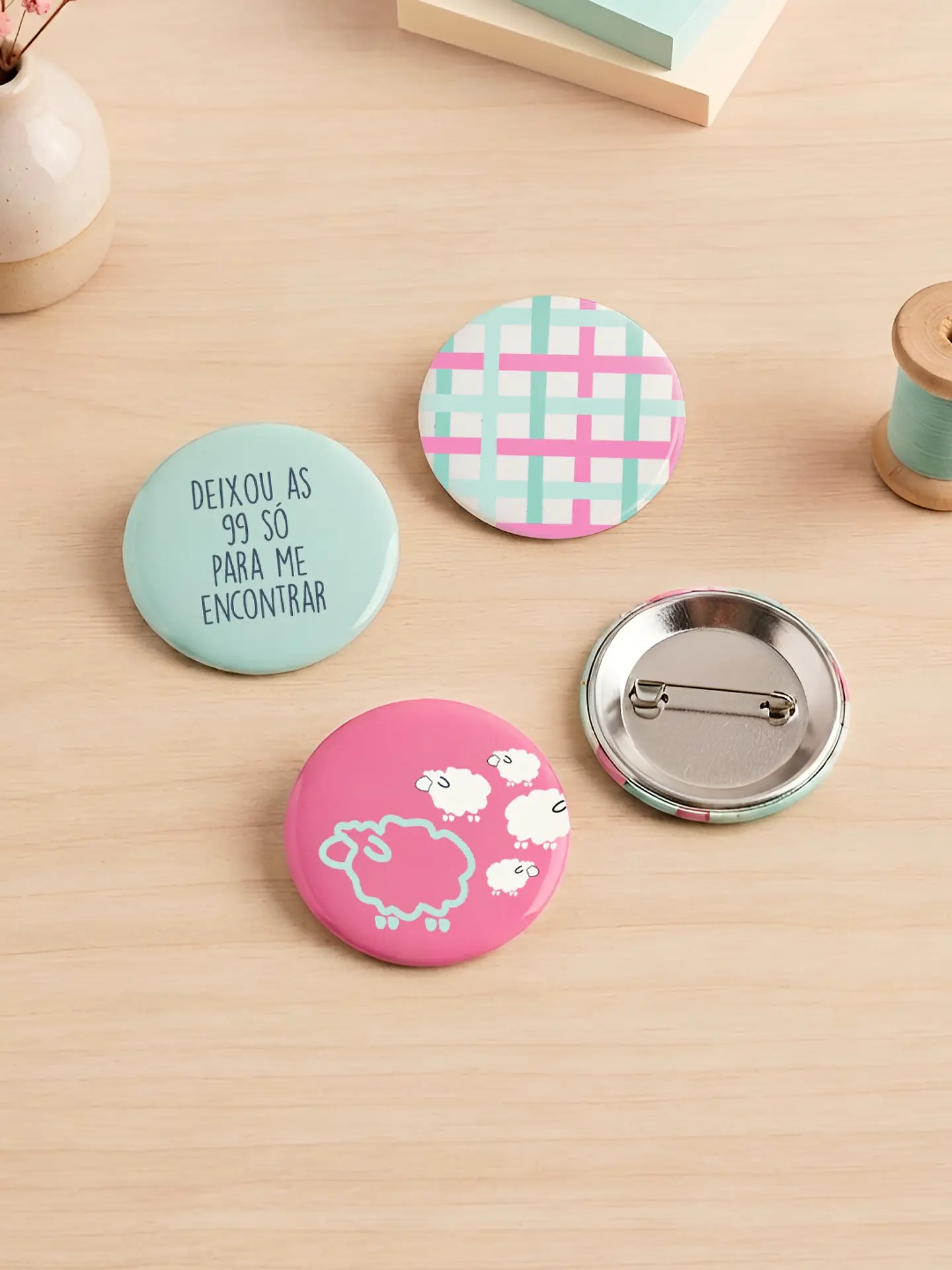 Pack Bottons 5,8 mm - Arquivo de Corte 8