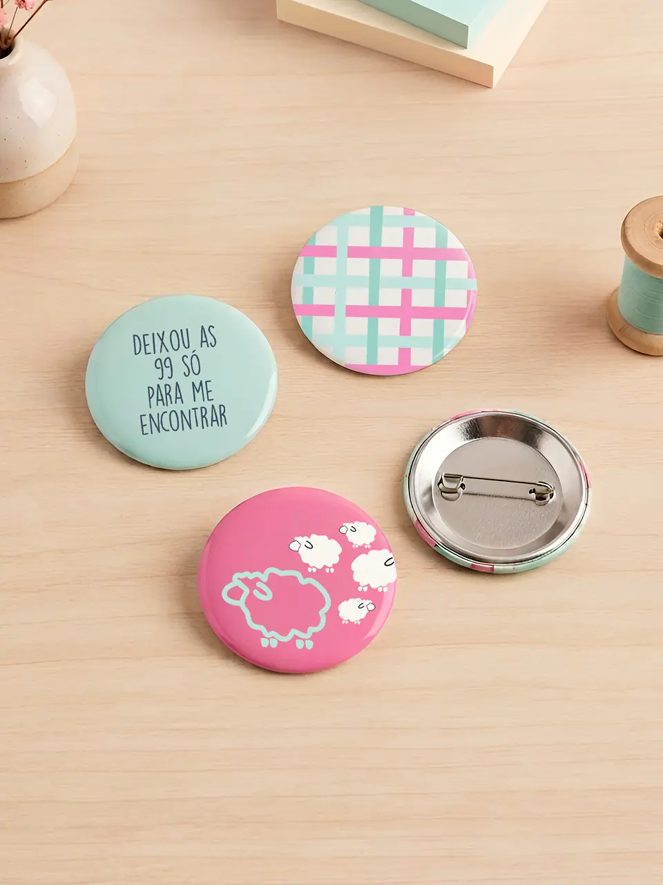 Pack Bottons 5,8 mm - Arquivo de Corte 8