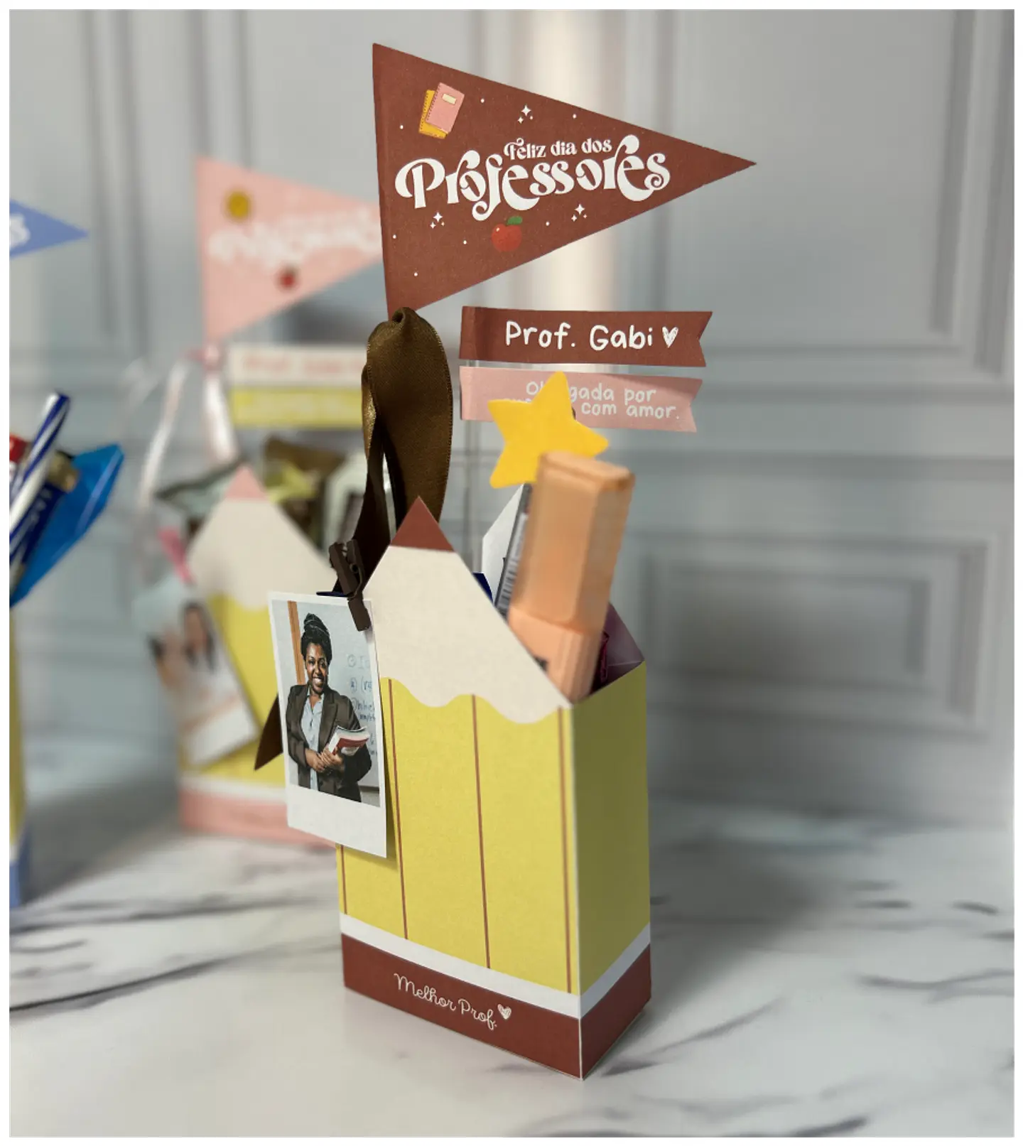 Mini Cachepô Lápis - Dia dos Professores 2