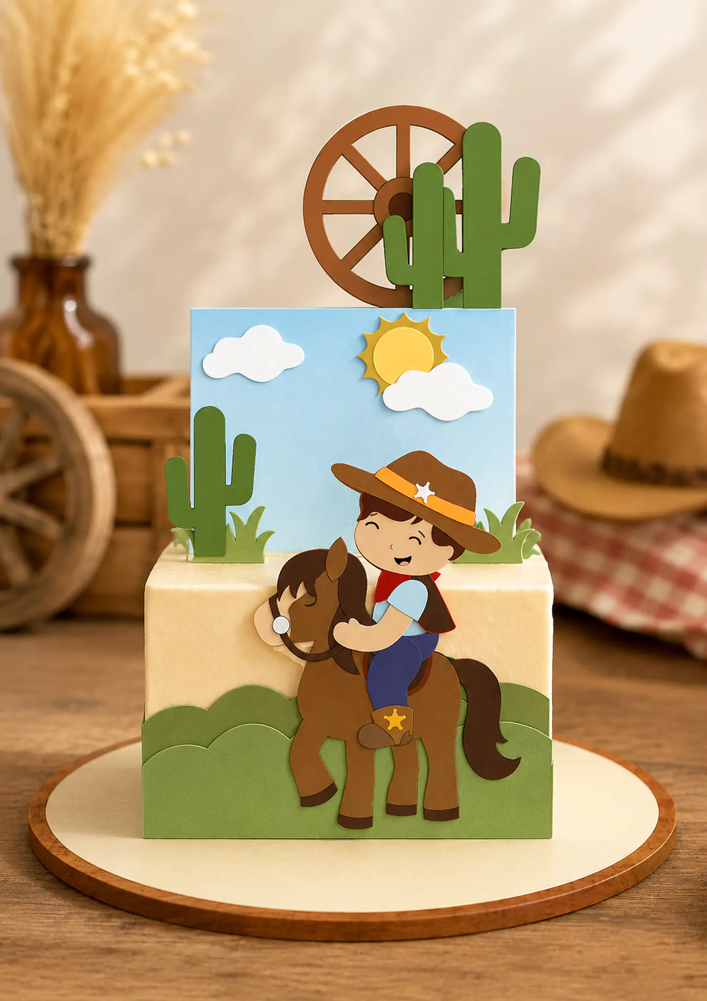 Cowboy Cute - Topos de Bolo 1