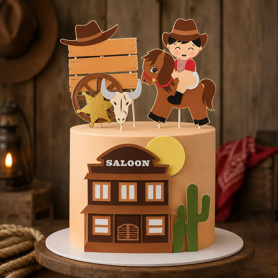 Cowboy  - Topos de Bolo 1