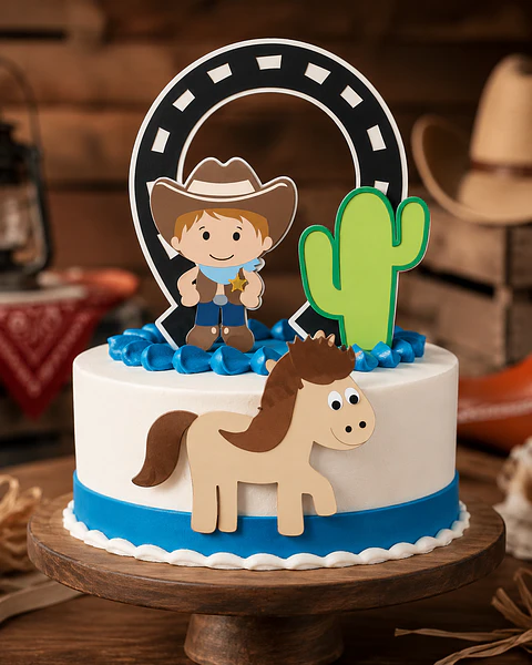 Cowboy  - Topos de Bolo