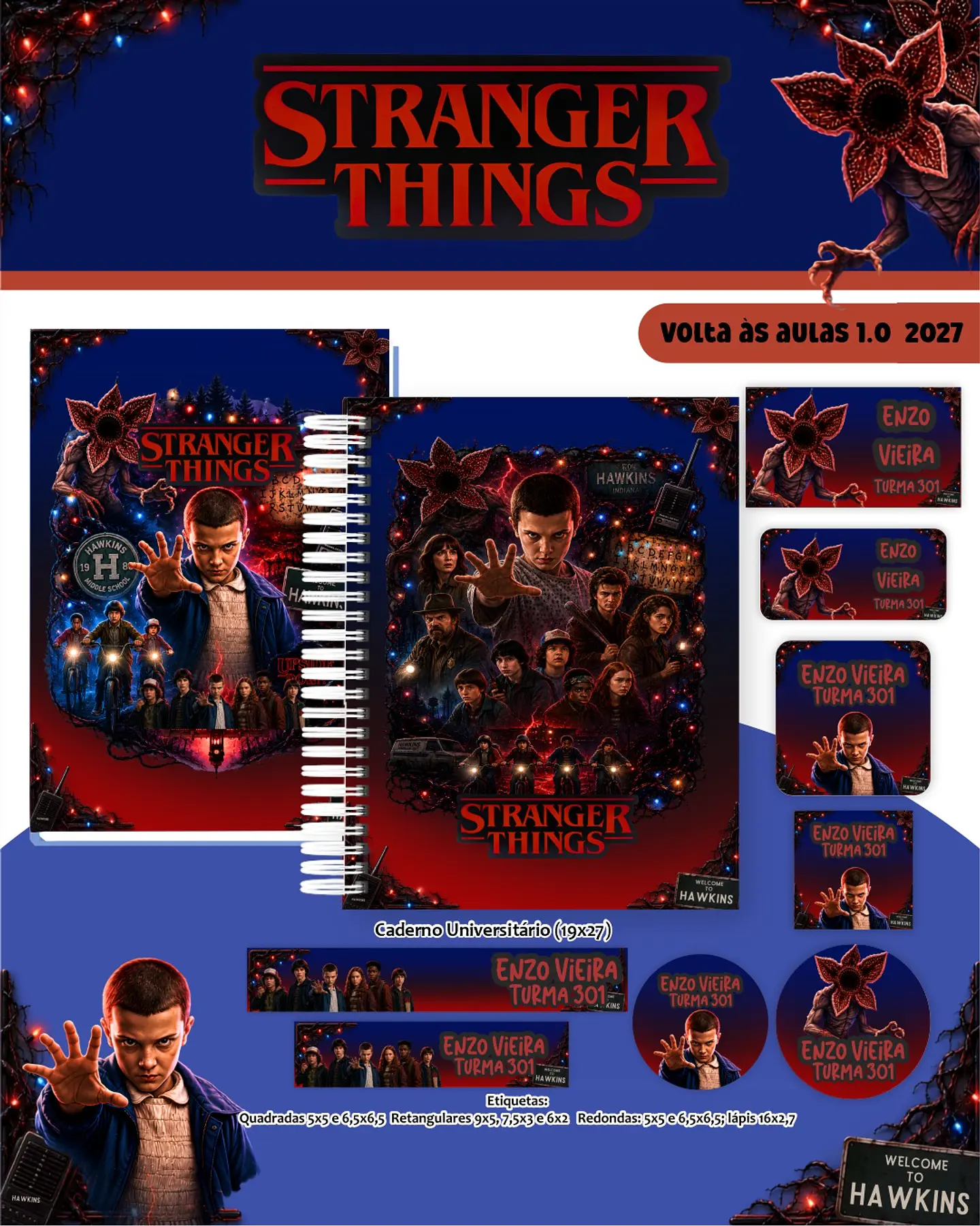 Stranger Things - Volta às Aulas 2027 1