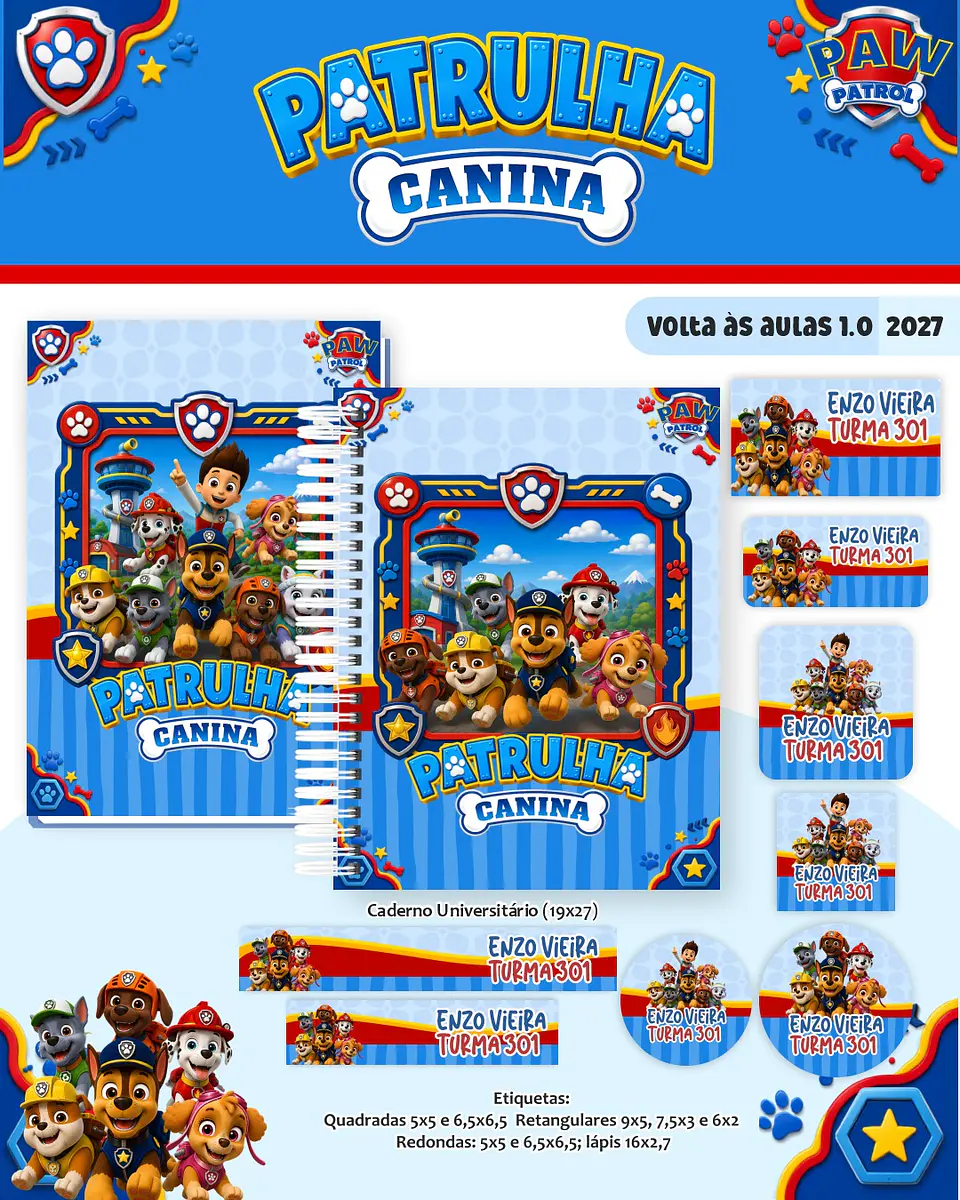 Patrulha Canina - Volta às Aulas 2027 1