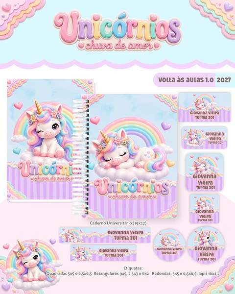 Unicórnios - Volta às Aulas 2027