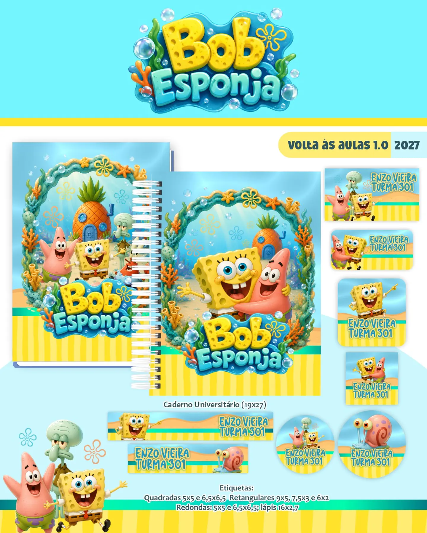  Bob Esponja - Volta às Aulas 2027 1