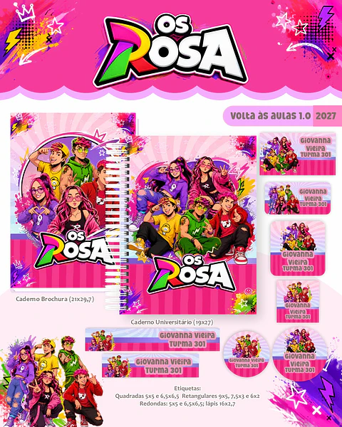 Dos Rosa - Volta às Aulas 2027