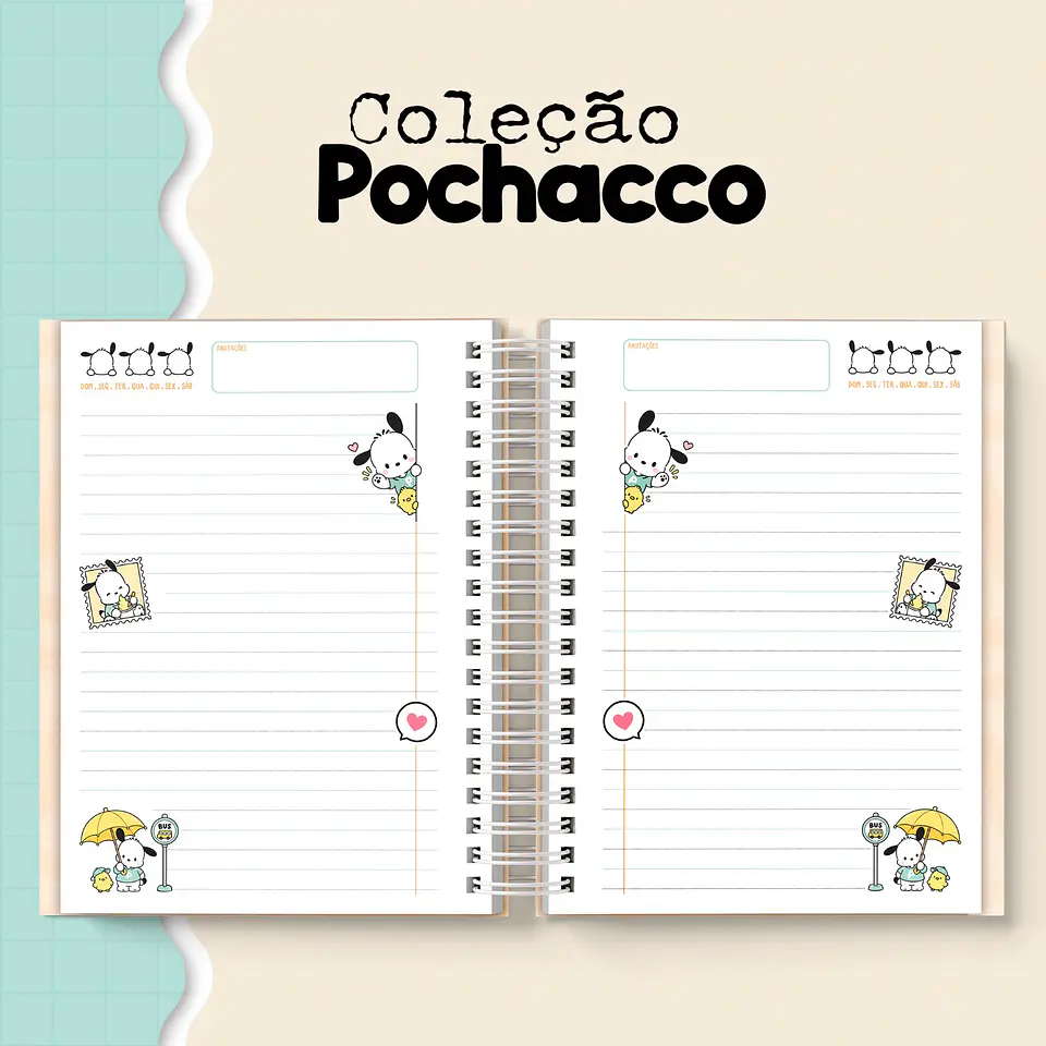 Coleção Pochacco - Encadernação 1