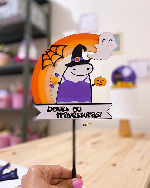 Topos de Bolo - Halloween