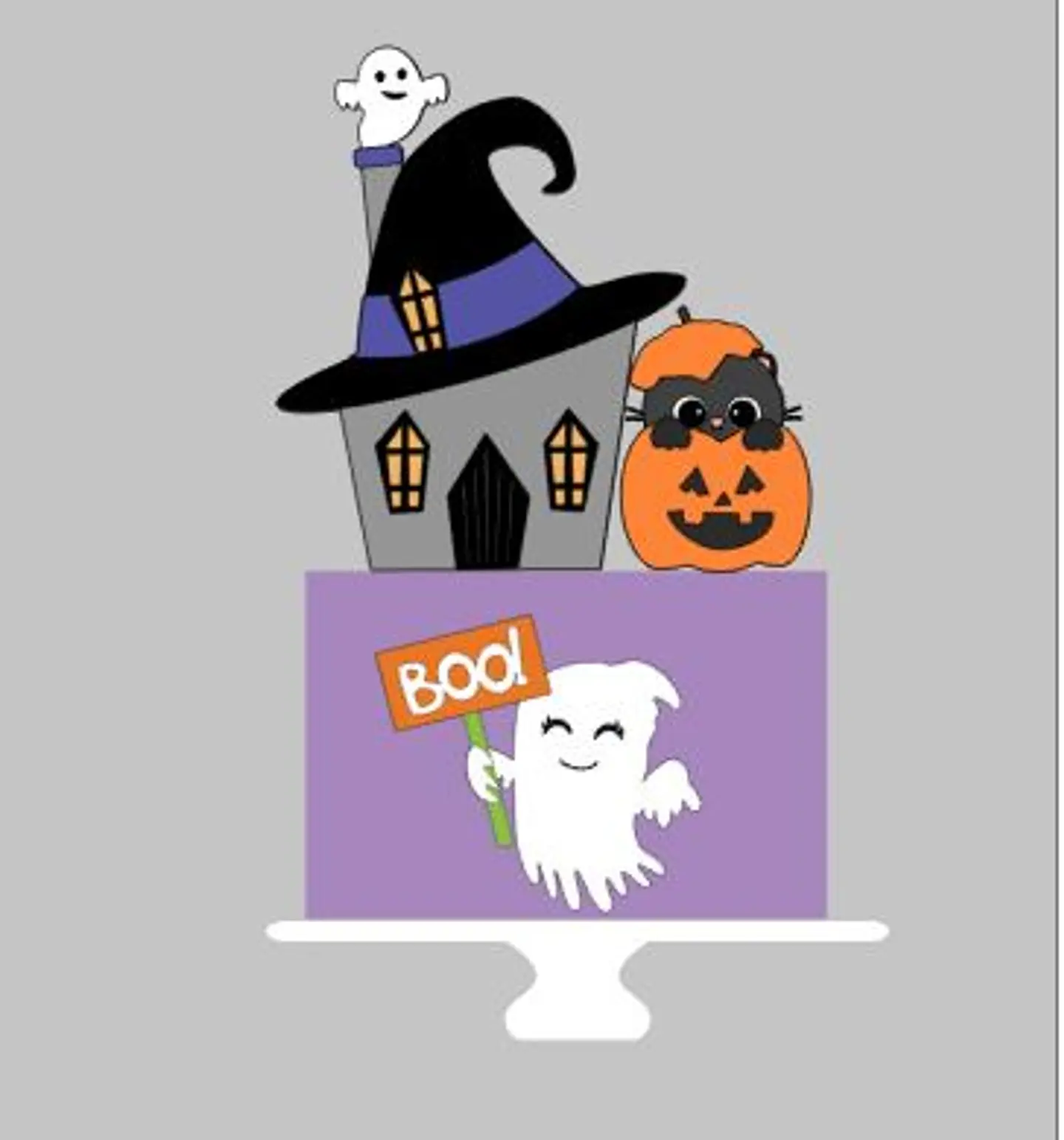 Topos de Bolo - Halloween 1