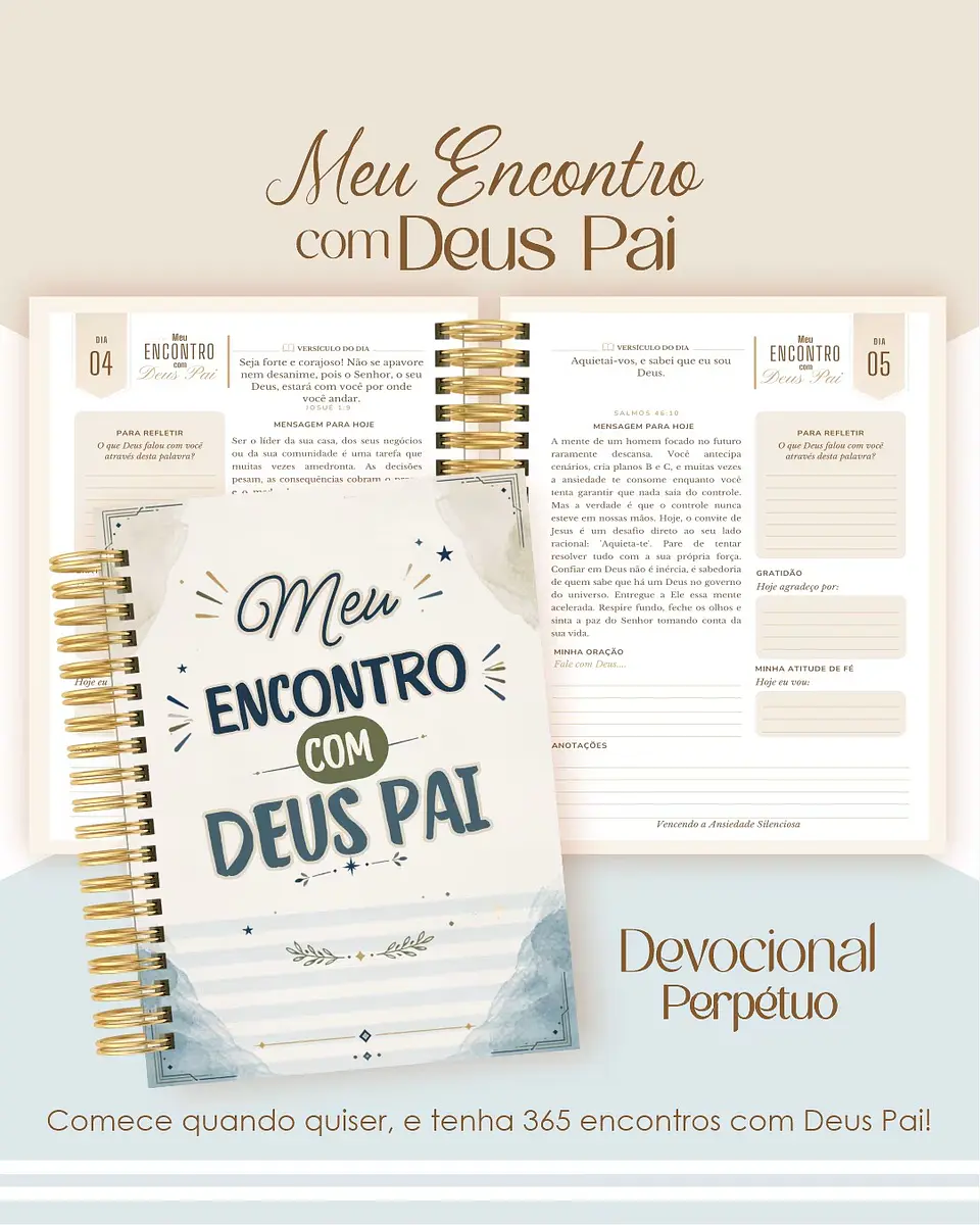 Combo com 18 Devocionais - Meu Encontro com Deus Pai 18