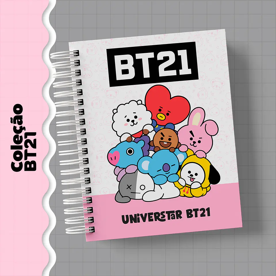 Mini Coleção Bt21 - Encadernação 2