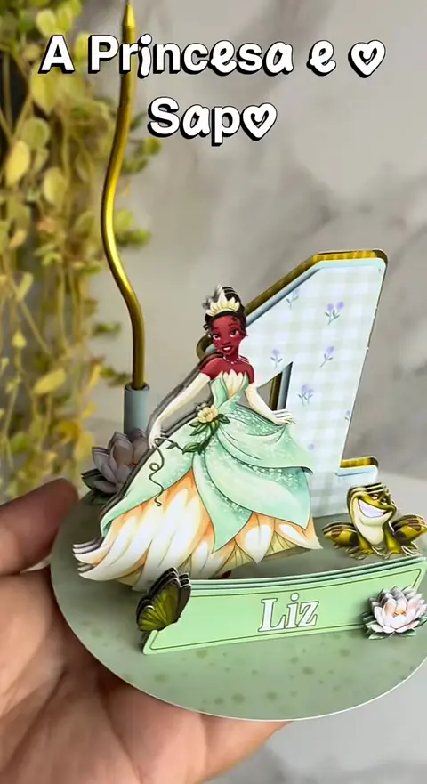 Vela Cenário - A Princesa e o Sapo