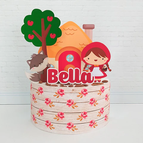 Chapeuzinho Vermelho - Topos de Bolo