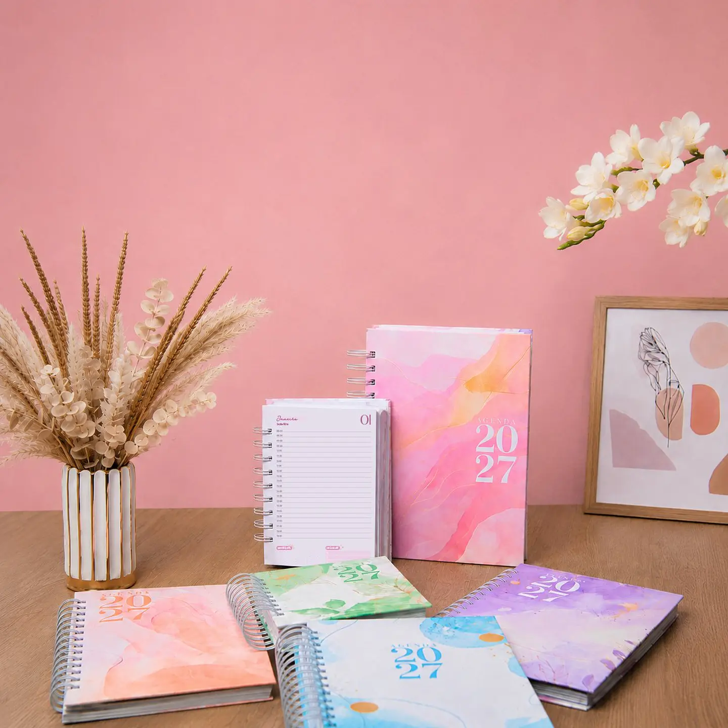 Super Combo Agendas | Datadas 2027 + Permanentes + Capas 13