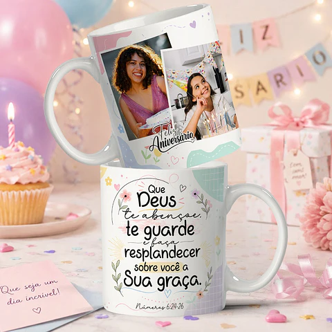 Aniversário - Sublimação